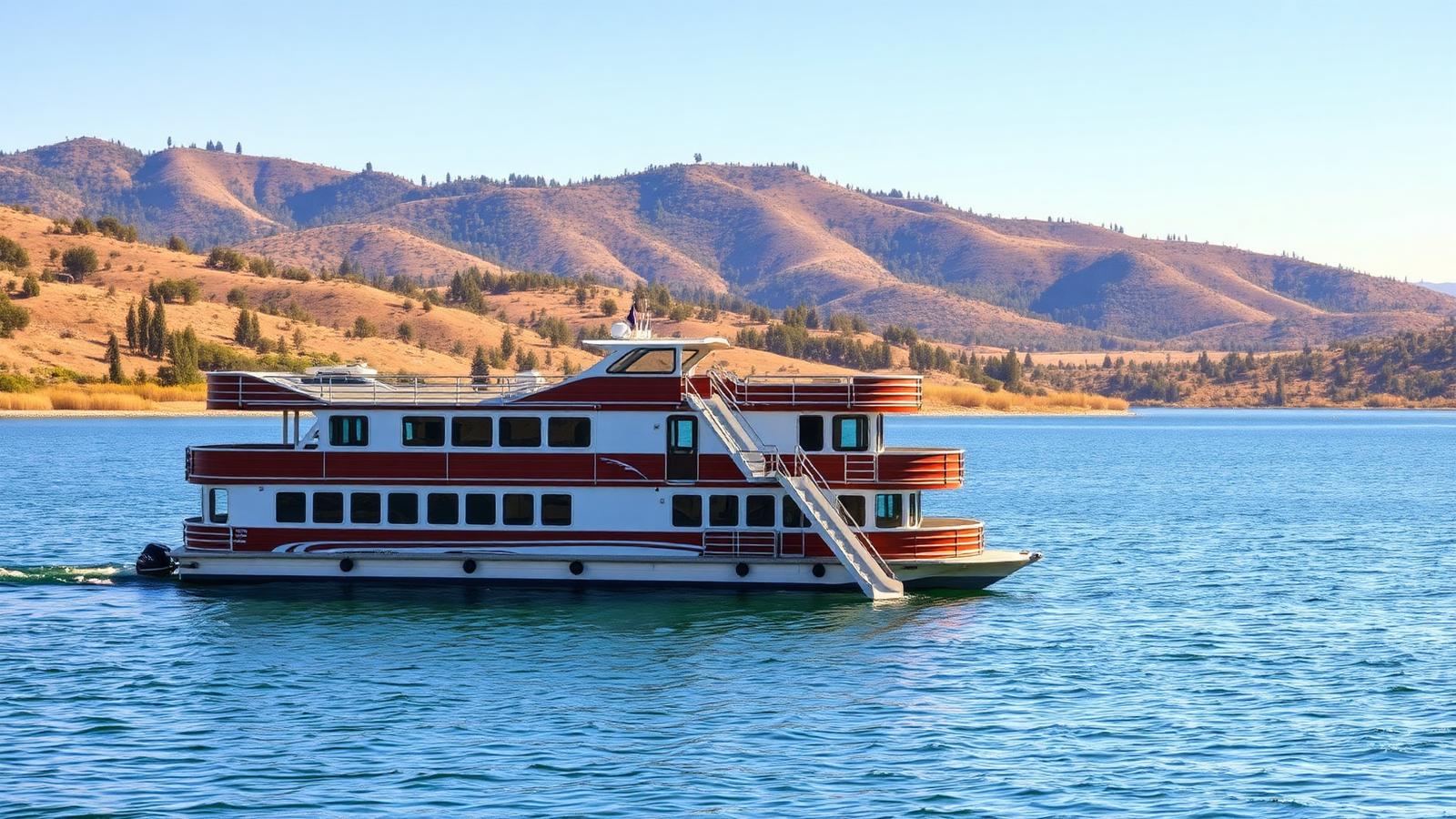 Lake Don Pedro houseboat vacation destination