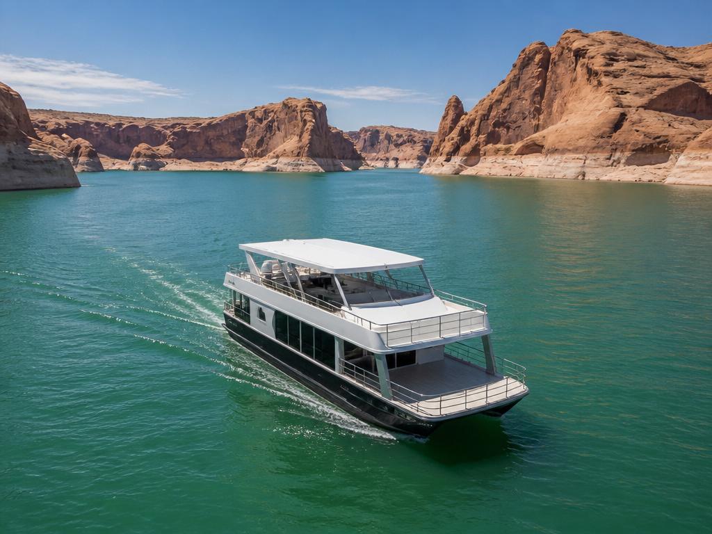 Lake Powell houseboat vacation destination