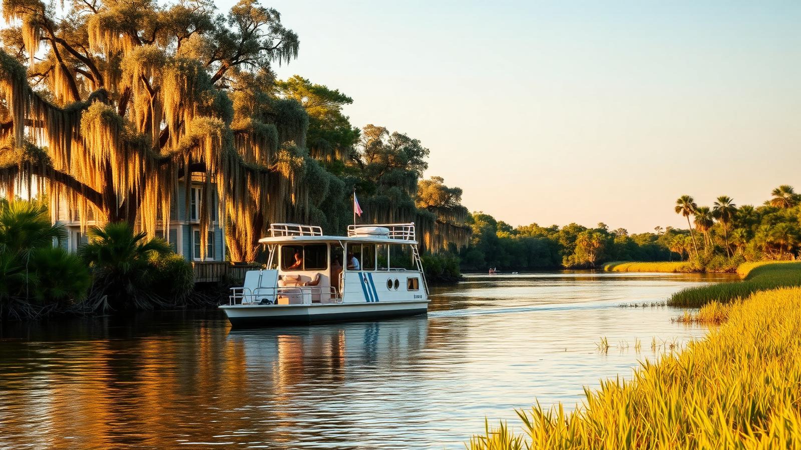 St. Johns River houseboat vacation destination